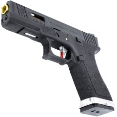 EU7 E-Force GBB Pistol (Black) (Gold Barrel)
