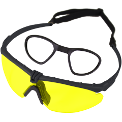 Battle Pro RX (Black - Yellow) Protective Eyewear