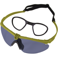 Battle Pro RX (Green - Smoked) Protective Eyewear