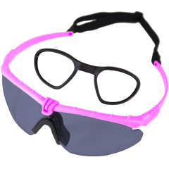 Battle Pro RX (Pink - Smoked) Protective Eyewear