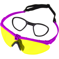 Battle Pro RX (Purple - Yellow) Protective Eyewear