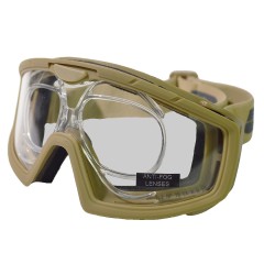 Battle Visor RX (Tan - Clear) Protective Eyewear