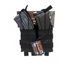 PMC AK Double Open Magazine Pouch (Black)