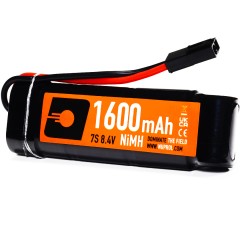 NiMH Battery 1600mAh 8.4v STK - Small Tamiya