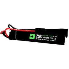 LiPo Battery 2600mAh 7.4v 20c (DBL) Small Tamiya