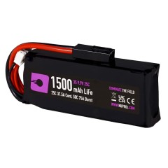 LiFe Battery 1500mAh 9.9v 25c (Stick - Small Tamiya)