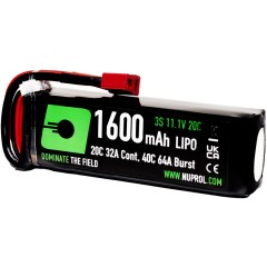 LiPo Battery 1600mAh 11.1v 20c STK - Deans