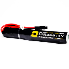 Li-Ion Battery 2500mAh 7.4v 10c (STK) Small Tamiya