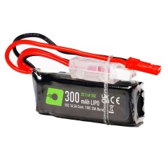 LiPo Battery 300mAh 7.4v 50c (STK|JST)