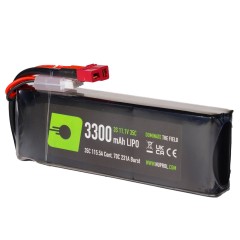 LiPo Battery 3300mAh 11.1v 35c (Stick)