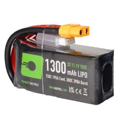 LiPo Battery 1300mAh 11.1v 150c (STK-Alu - XT60) (STK-Alu)