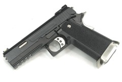Hi-Capa 4.3 Allosaurus GBB Pistol (Black) (Silver Barrel)