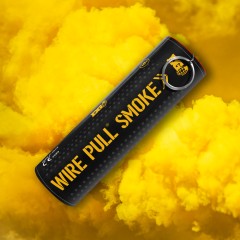 Wire Pull Smoke Grenade (Yellow) (Single Vent) (~90s; 0.6g/s)