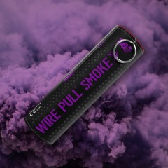 Wire Pull Smoke Grenade (Purple) (Single Vent) (~90s; 0.6g/s)
