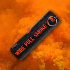 Wire Pull Smoke Grenade (Orange) (Single Vent) (~90s; 0.6g/s)