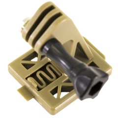 Action Camera Mount (Helmet - Tan)