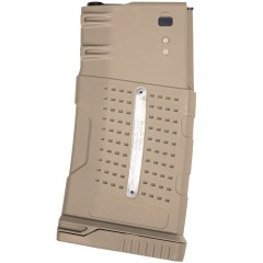 SR25 Magazine W-MAG Window AEG (Flash|470R) (Tan)