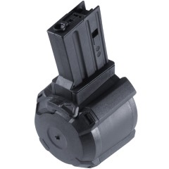 M4 LP-Drum Magazine AEG (Tokyo Marui) 1200R (Drum|Auto-Sound) (Black)