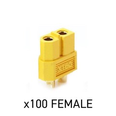 XT60 Connector Pack (F-100pcs)