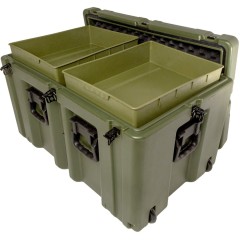 ROTA 20799 Heavy Duty Military Flight Case | 81.4 x 51.0 x 50.1 cm (200l)