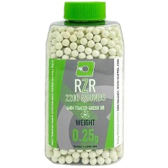 RZR Airsoft BBs Biodegradable Tracer (2200R Bottle) 0.25g