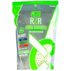 RZR Airsoft BBs Biodegradable Tracer (6000R Resealable Bag) 0.25g