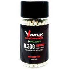 Airsoft BBs Tracer (1100R Bottle) 0.30g - Green