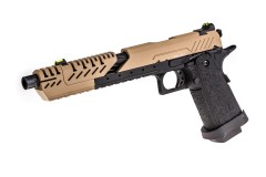 Hi-Capa 7.0 TITAN GBB Pistol (Tan|Black)