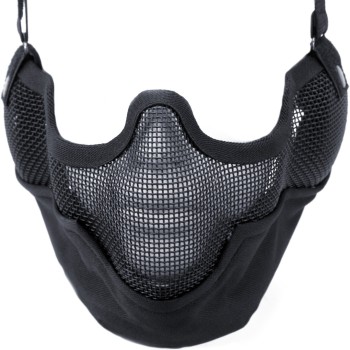 Mesh Lower Face Shield V2 (Black)
