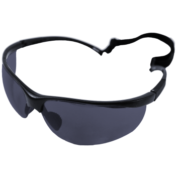 Airsoft Specs (Black - Smoked) Protective Eyewear