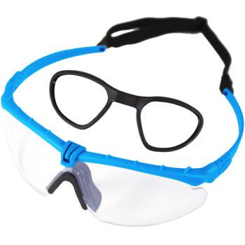 Battle Pro RX (Blue - Clear) Protective Eyewear