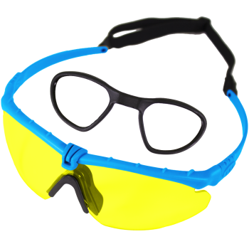Battle Pro RX (Blue - Yellow) Protective Eyewear