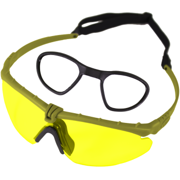 Battle Pro RX (Green - Yellow) Protective Eyewear