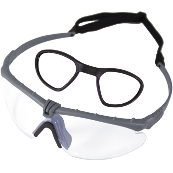 Battle Pro RX (Grey - Clear) Protective Eyewear