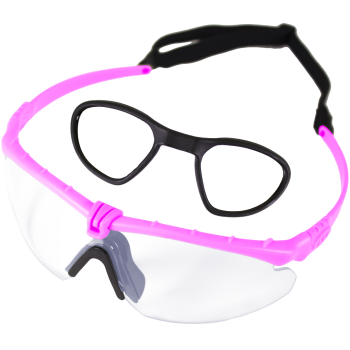 Battle Pro RX (Pink - Clear) Protective Eyewear