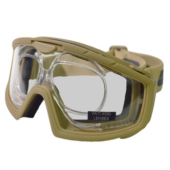 Battle Visor RX (Tan - Clear) Protective Eyewear