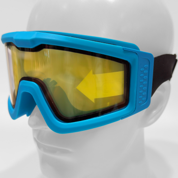 Battle Visor THERMAL (Blue - Clear) Protective Eyewear