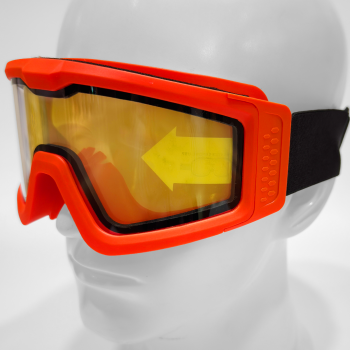 Battle Visor THERMAL (Orange - Clear) Protective Eyewear