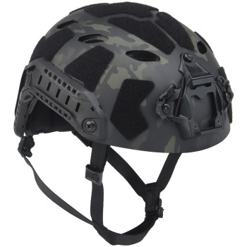FAST Railed SF-AIR Helmet (Black Camo)