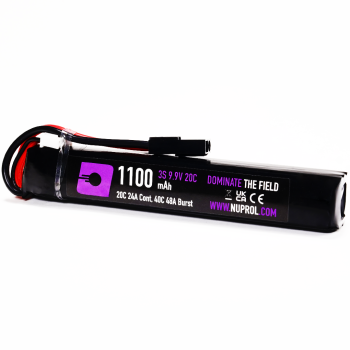 LiFe Battery 1100mAh 9.9v 20c (Small Tamiya) STK