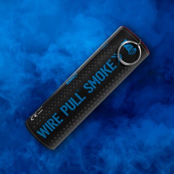 Wire Pull Smoke Grenade (Blue) (Single Vent) (~90s; 0.6g/s)