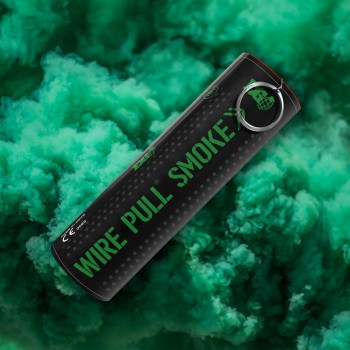 Wire Pull Smoke Grenade (Green) (Single Vent) (~90s; 0.6g/s)