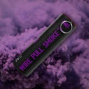 Wire Pull Smoke Grenade (Purple) (Single Vent) (~90s; 0.6g/s)