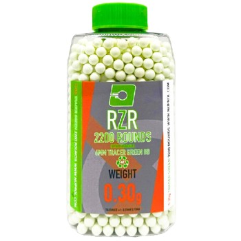 RZR Airsoft BBs Biodegradable Tracer (2200R Bottle) 0.30g