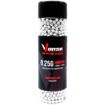 Airsoft BBs (2000R Bottle) 0.25g