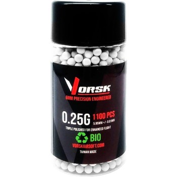 Airsoft BBs Biodegradable (1100R Bottle) 0.25g